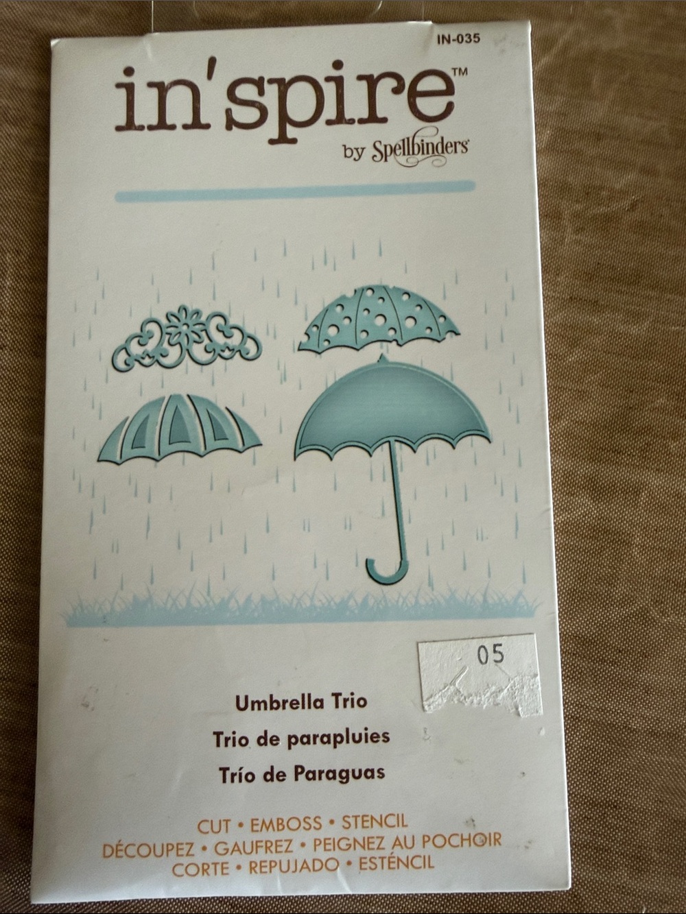 in'spire by Spellbinders Umbrella Trio Die Set